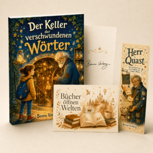 Exklusives Buchpaket "Keller der verschwundenen Wörter - Benno Vorberg