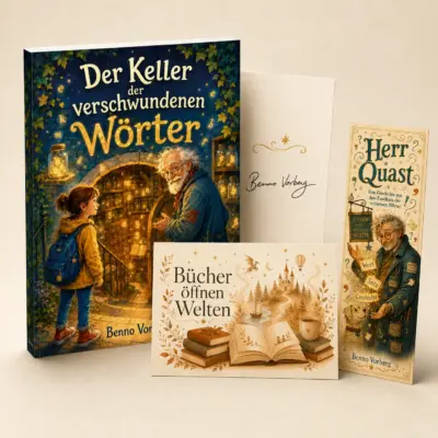 Geschenk-Set Der Keller der verlorenen Wörter - Benno Vorberg