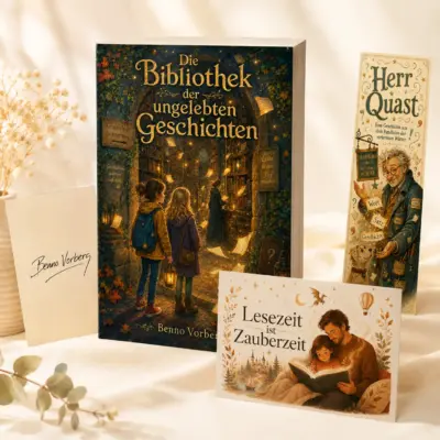 Geschenk-Set Die bibliothek der ungelebten Geschichten - Benno Vorberg