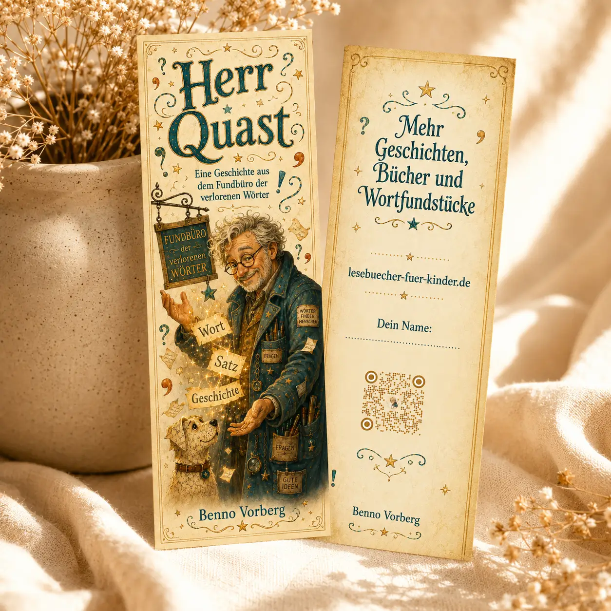 Lesezeichen Herr Quast Wörterwelt