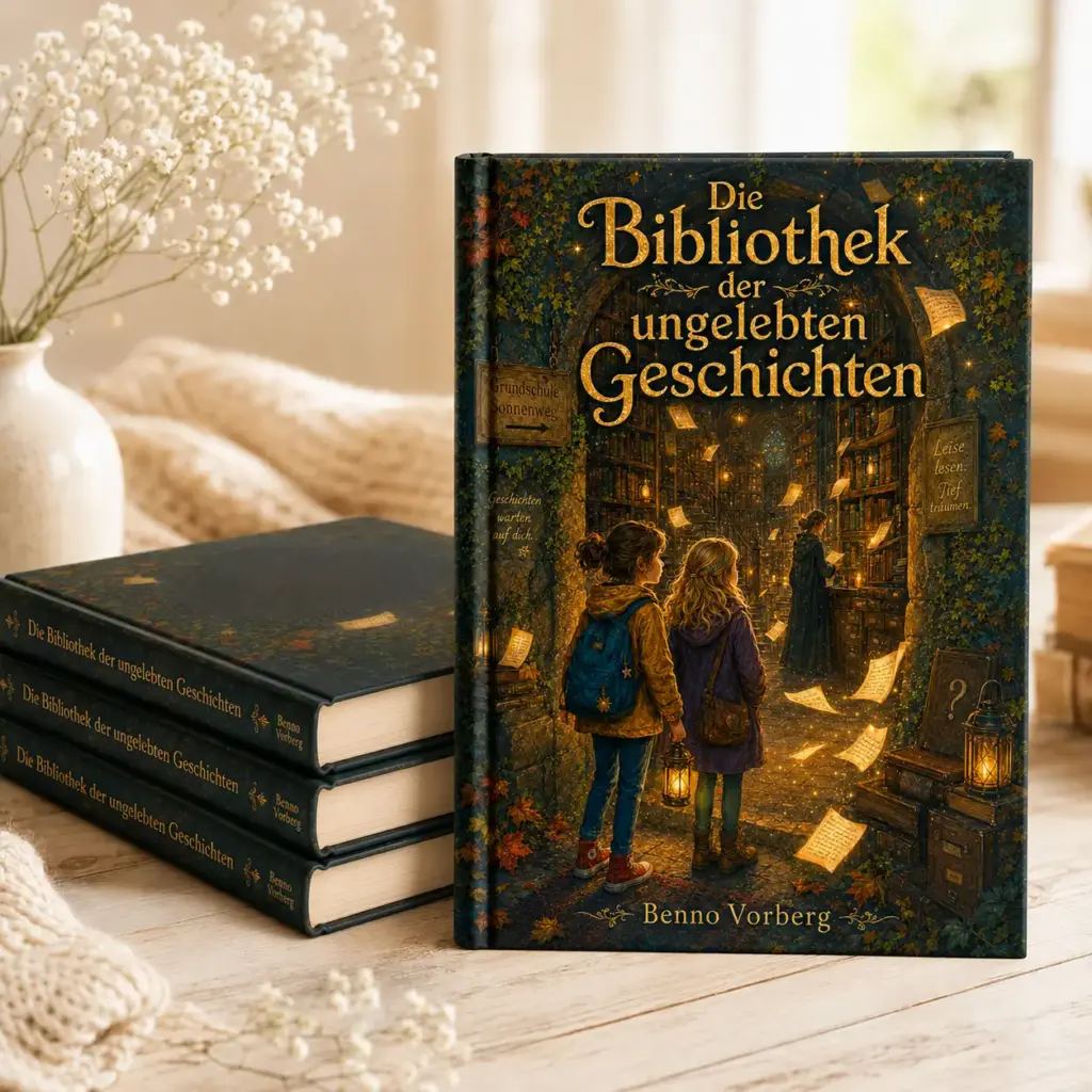 Kinderbuch Die Bibliothek der ungelebten Geschichten - Benno Vorberg