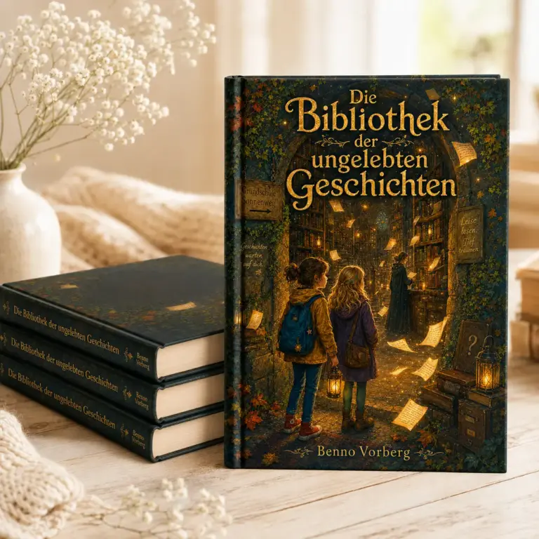 Kinderbuch Die Bibliothek der ungelebten Geschichten - Benno Vorberg
