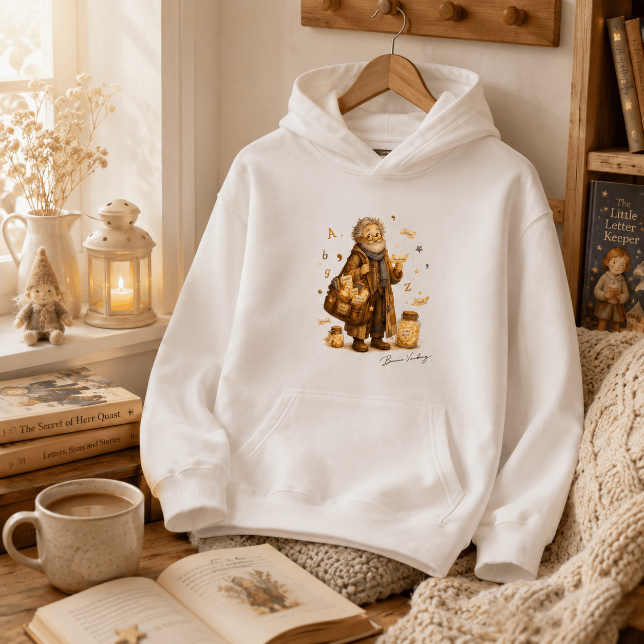 Sognierter Kapuzenhoodie Herr Quast - Benno Vorberg