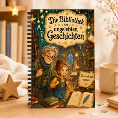 Notizblock Die Bibliothek der ungelebten Geschichten