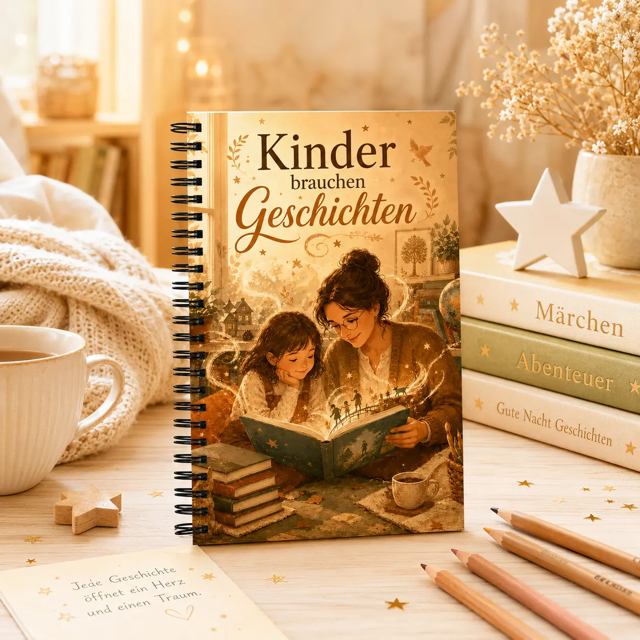 Spiralblock Kinder brauchen Geschichten - Benno Vorberg