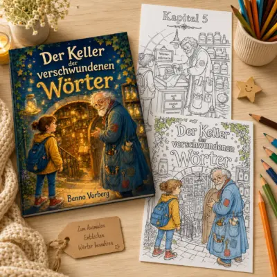MalSet Der Keller der verschwundenen Wörter - Benno Vorberg